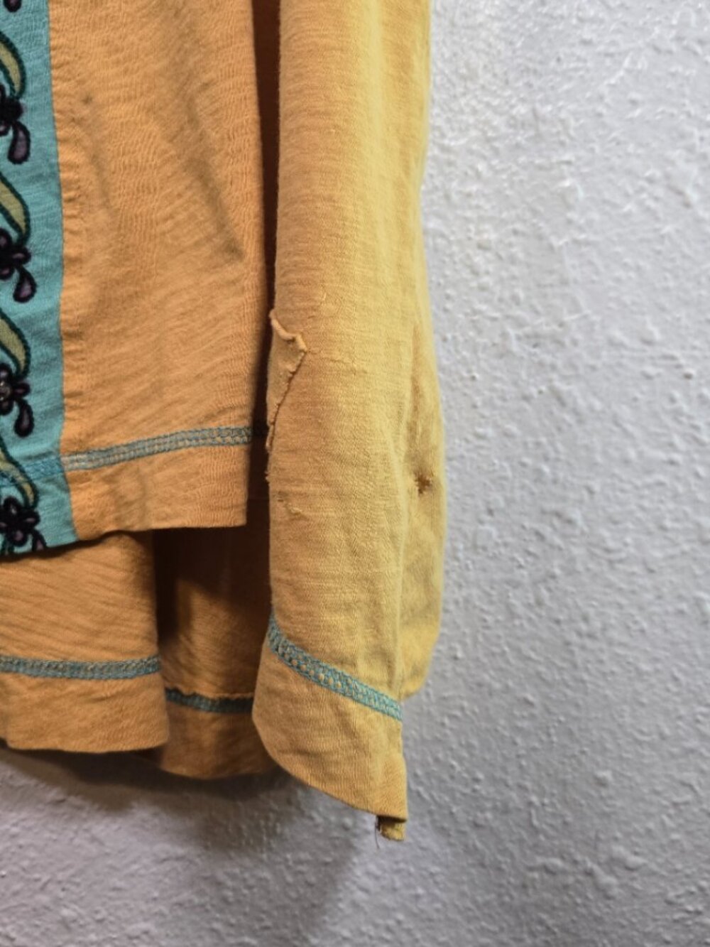 Double D Ranch Embroidered Panel V-Neck Tee - Picture 5 of 5